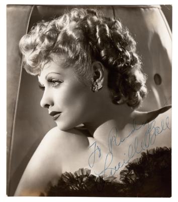 Lot #835 Lucille Ball Signed Photograph