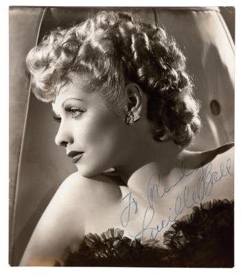 Lot #835 Lucille Ball Signed Photograph - Image 1