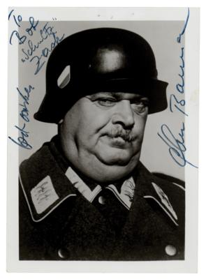 Lot #887 Hogan's Heroes (3) Signed Photographs - Image 1