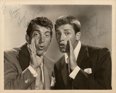 Lot #907 Dean Martin and Jerry Lewis Signed