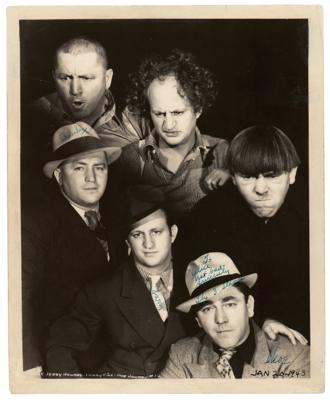 Lot #949 Three Stooges: Moe Howard Signed Photograph