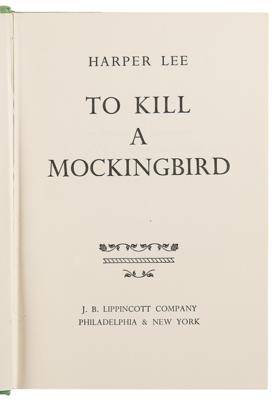 Lot #528 Harper Lee: To Kill a Mockingbird (First Edition) - Image 4
