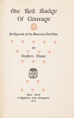 Lot #515 Stephen Crane: The Red Badge of Courage (First Edition) - Image 2