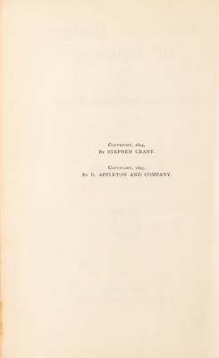 Lot #515 Stephen Crane: The Red Badge of Courage (First Edition) - Image 3