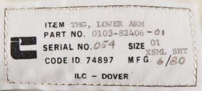 Lot #444 Space Shuttle EMU Suit Lower Arm TMG - Image 3