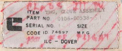 Lot #443 Space Shuttle 1000 Series EVA Glove TMG - Image 3