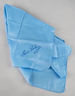 Lot #750 Elvis Presley 1974 'Curved Corner Signature' Scarf (Attested as Stage-Worn) - Image 2