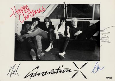 Lot #781 Generation X Signed Photograph - Image 1