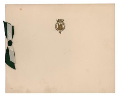 Lot #272 Queen Elizabeth II Early Signed Christmas Card (1949) - Image 2