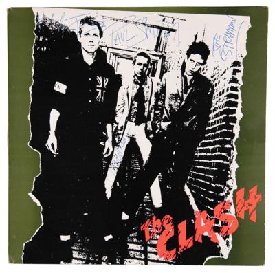 Lot #607 The Clash Signed Self-Titled Debut Album - Obtained Backstage at the Lyceum Theatre in Sheffield, England, on October 11, 1981 - Image 1