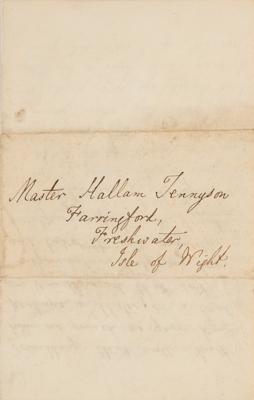 Lot #518 Charles L. Dodgson Autograph Letter Signed to Tennyson's Son - Image 3