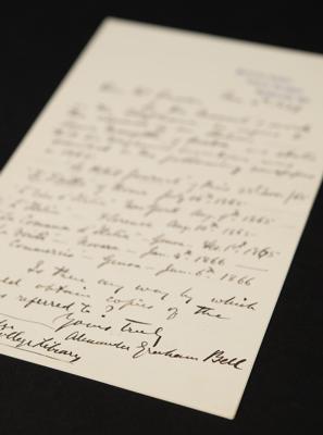 Lot #143 Alexander Graham Bell Autograph Letter Signed on the Invention of the Telephone - Image 2