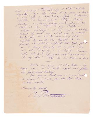 Lot #536 Boris Pasternak Autograph Letter Signed on Dr. Zhivago - Image 2