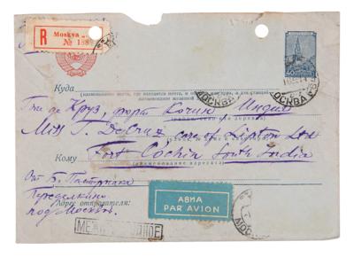 Lot #536 Boris Pasternak Autograph Letter Signed on Dr. Zhivago - Image 3