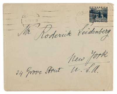 Lot #157 Sigmund Freud Autograph Letter Signed: "I am a pacifist" - Image 5