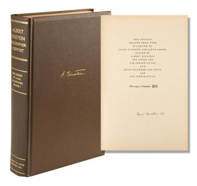 Lot #149 Albert Einstein Signed Limited Edition Book