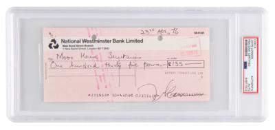 Lot #593 Beatles: John Lennon Signed Check, Dated