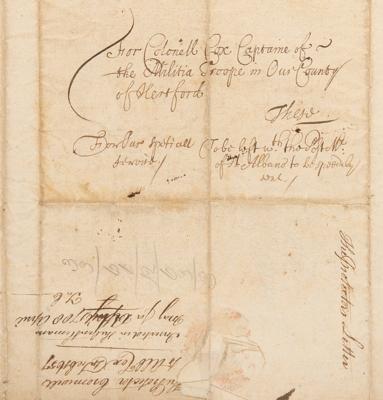 Lot #125 Oliver Cromwell Letter Signed on Dissolving Parliament Amidst Royalist Plot - Image 5