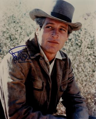 Lot #911 Paul Newman Signed Photograph as Butch