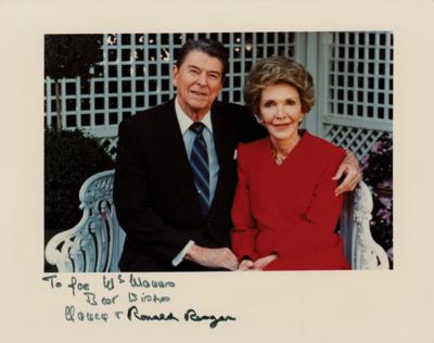 Lot #89 Ronald and Nancy Reagan Signed Photograph