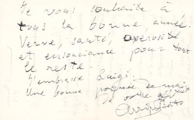 Lot #613 Arrigo Boito Autograph Letter Signed - Image 3