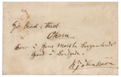 Lot #511 Hans Christian Andersen Autograph Letter Signed - Image 2