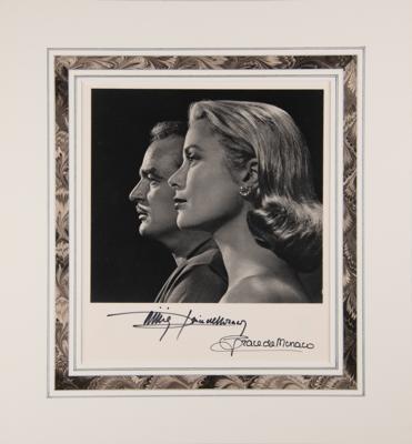 Lot #270 Princess Grace and Prince Rainier Signed Photograph (Yousuf Karsh) - Image 2