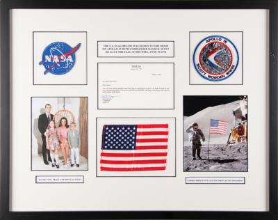 Lot #384 Apollo 15 Flown American Flag - From the Collection of Dave Scott - Image 4