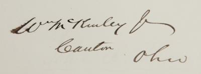 Lot #75 William McKinley and 19th Century U.S. Congress and Senate Autograph Album with (300+) Signatures - Image 2