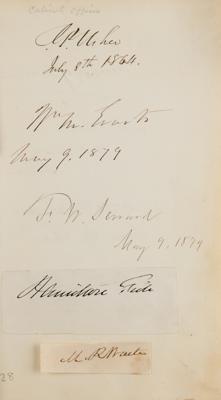 Lot #56 James A. Garfield and the 38th and 39th United States Congress Autograph Album with (150+) Signatures - Image 3