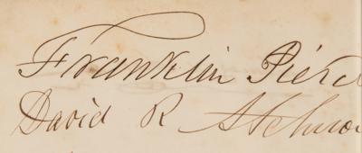 Lot #37 James K. Polk, Franklin Pierce, Sam Houston, and Jefferson Davis: 19th Century American Politicians Autograph Album (120+) Signatures - Image 4