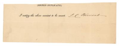 Lot #330 John C. Fremont Signature - Image 1