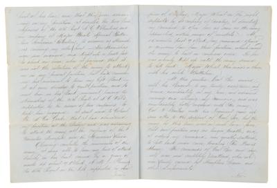 Lot #317 Battle of Bull Run: Contemporary Manuscript Report Signed by Robert H. Chilton - Image 2