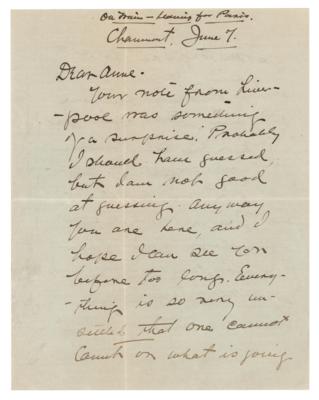 Lot #351 John J. Pershing Autograph Letter Signed to Patton's Sister and Signature - Image 2