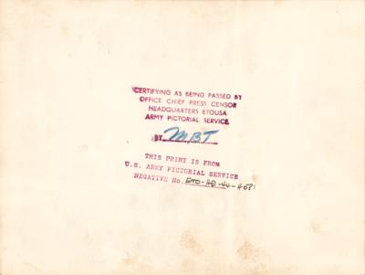 Lot #47 Dwight D. Eisenhower Signed Photograph - Image 2