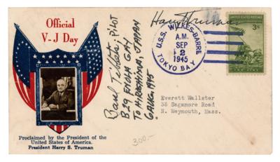 Lot #97 Harry S. Truman and Paul Tibbets Signed