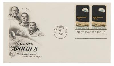 Lot #387 Apollo 8 Original FDC Artwork - Image 1