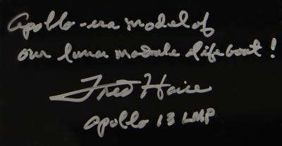 Lot #419 Fred Haise Signed Grumman LM Contractor's Model - Image 3