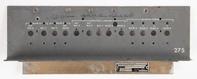 Lot #420 Fred Haise Signed Apollo Command Module Panel - Image 1
