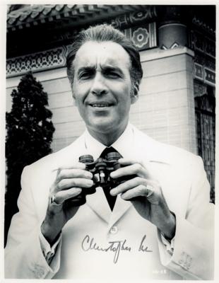 Lot #901 Christopher Lee Signed Photograph (The Man with the Golden Gun) - Image 1