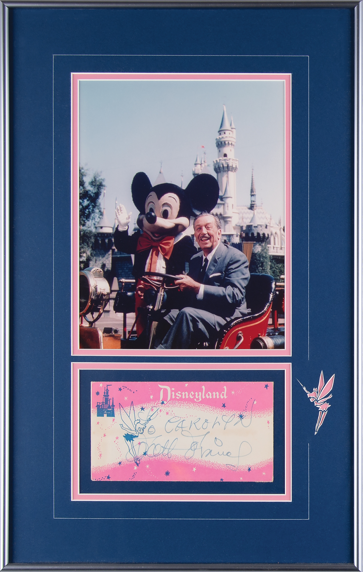 Disney Pin - Walt Disney World 50th Anniversary - Tinker Bell Autograph Book