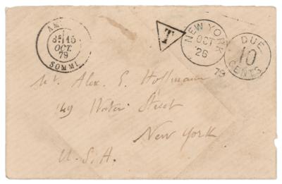 Lot #542 Jules Verne Autograph Letter Signed - Image 2