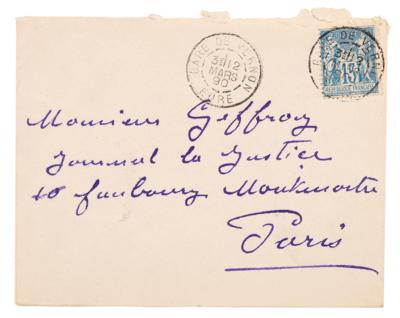 Lot #460 Claude Monet Autograph Letter Signed to a French Art Critic and Champion of the Impressionist Movement - Image 3
