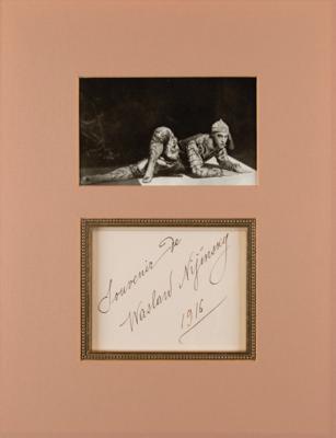 Lot #913 Vaslav Nijinsky Signature - Image 1
