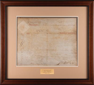 Lot #112 John Hancock Document Signed as Governor of Massachusetts During the Revolutionary War, Appointing a Commonwealth Militia Major General as a Justice of the Peace (1780) - Image 4