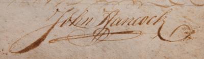 Lot #112 John Hancock Document Signed as Governor of Massachusetts During the Revolutionary War, Appointing a Commonwealth Militia Major General as a Justice of the Peace (1780) - Image 3