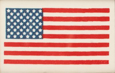 Lot #7180 Apollo 15 Flown American Flag and Robbins Medallion - From the Personal Collection of Dave Scott - Image 4