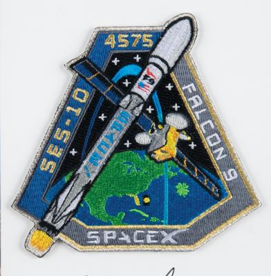 Lot #7377 SpaceX SES-10 Launch Employee Patch Presentation - Image 2