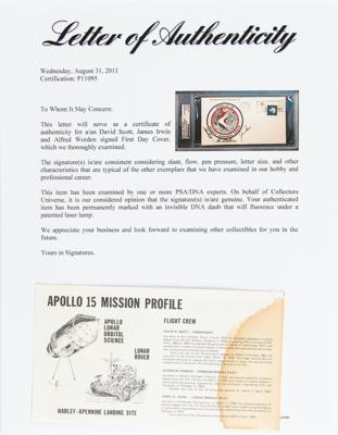 Lot #7185 Apollo 15 Signed Insurance Cover - Image 3