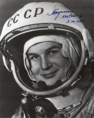 Lot #7387 Valentina Tereshkova Signed Photograph